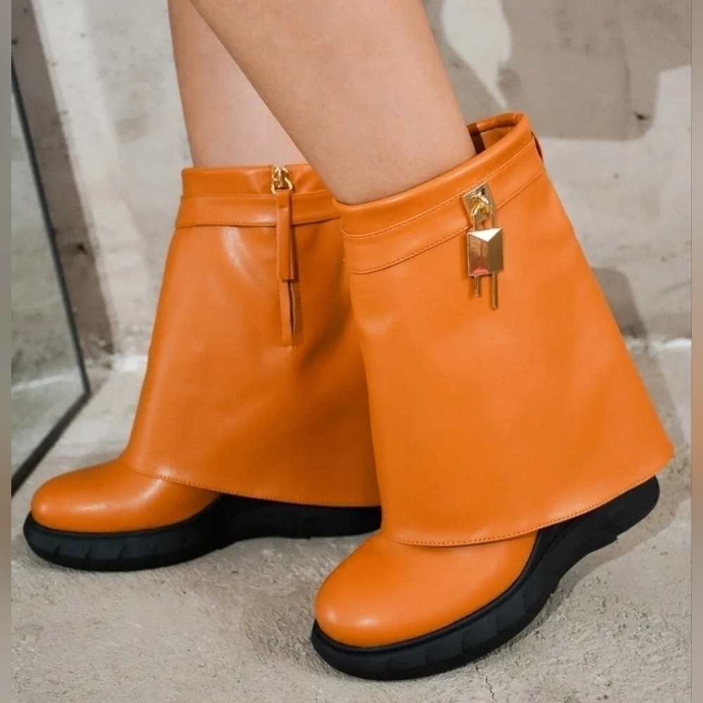 Women's Cape Robbin Morae Bootie, Style# JFE11044, Size 8, Color Tan New In Box - Picture 5 of 10